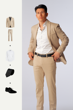 The Original Performance Costume (Vaisselle) + Chemise, Cravate et Chaussures James - Forfait