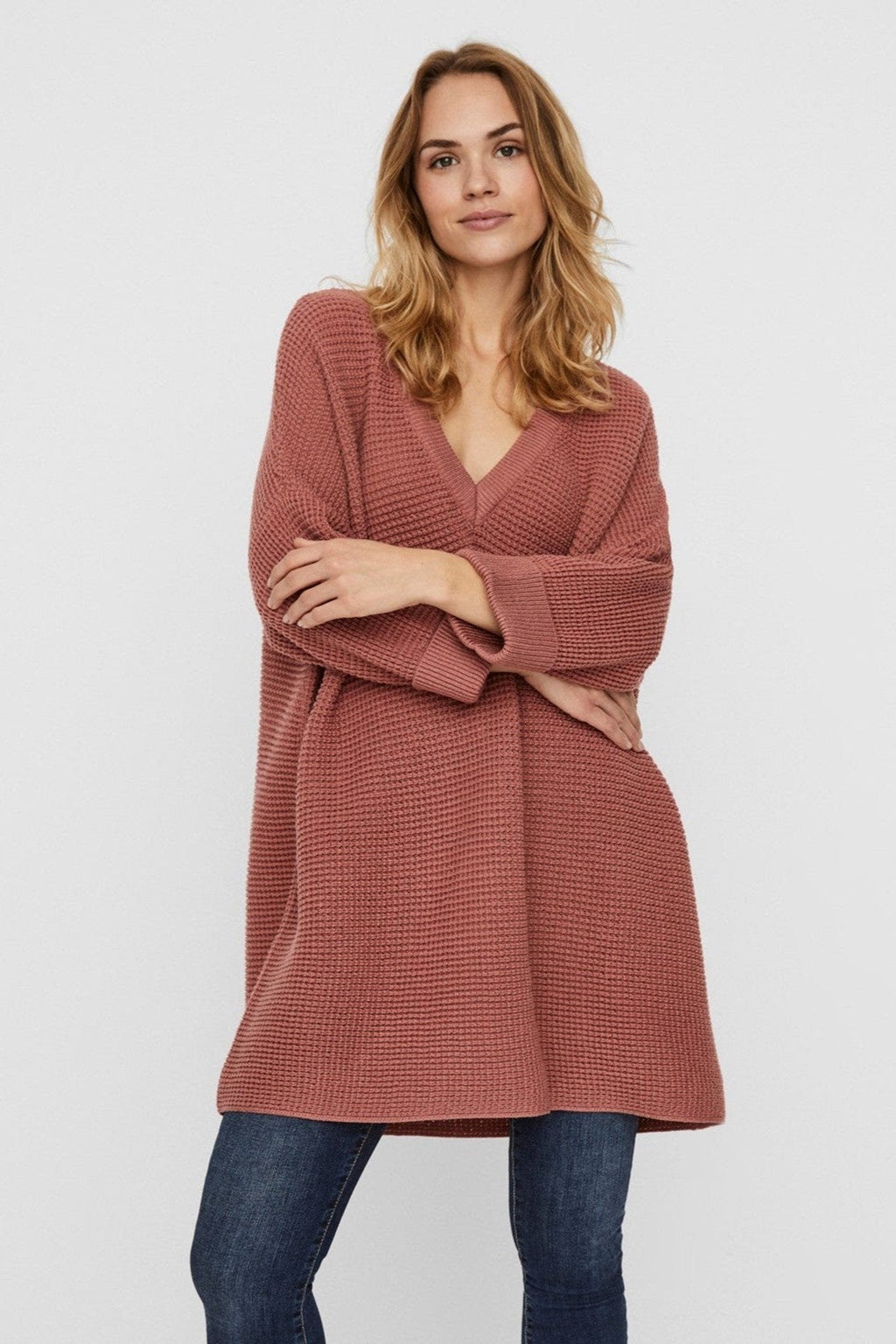 Pull en tricot leanna - Rosa