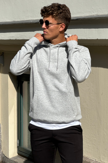 Sweatshirt à capuche - Gris cendré