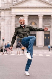 Les jeans de performance originaux (réguliers) - Denim bleu moyen