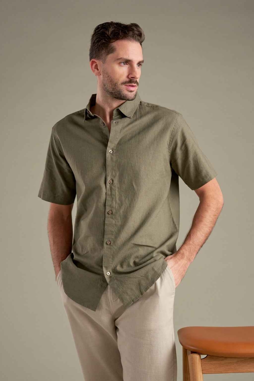 Short-Sleeved Linen Shirt – Package Deal (2 pcs.)