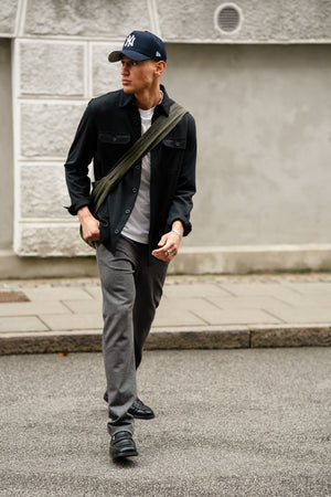 Performance Regular Overshirt - noir