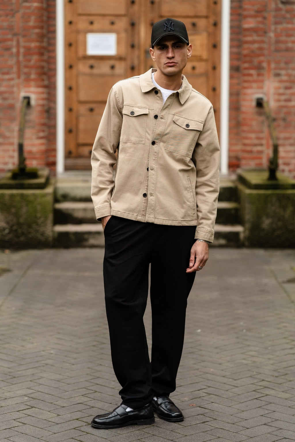 Twill Overshirt - Sable foncé