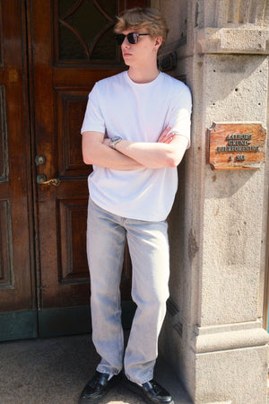 Jeans en forme de noah - denim gris