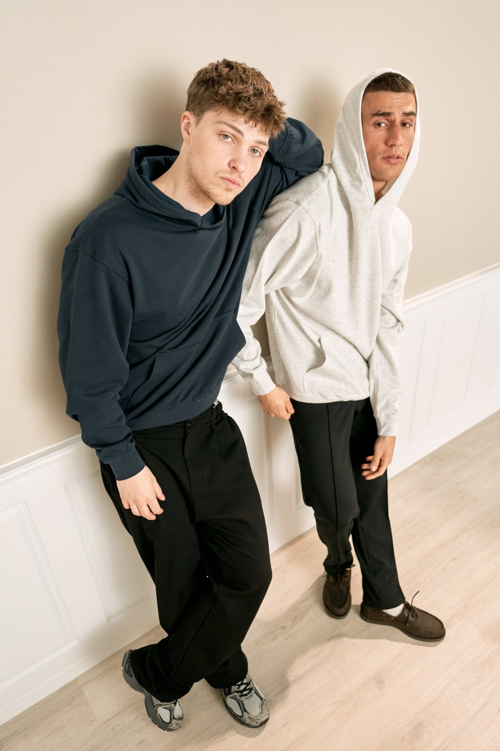 Sweat à capuche sans cordonnage - Ash Grey