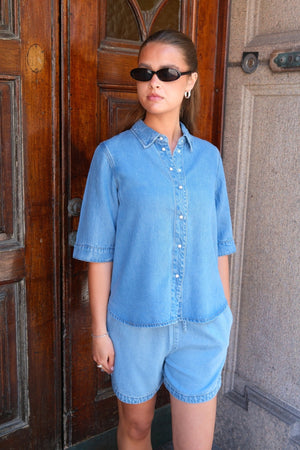 Cadre Denim Top - Denim bleu clair