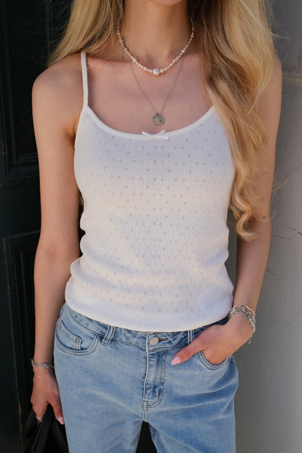 Isa Singlet Top - Blanche-Neige