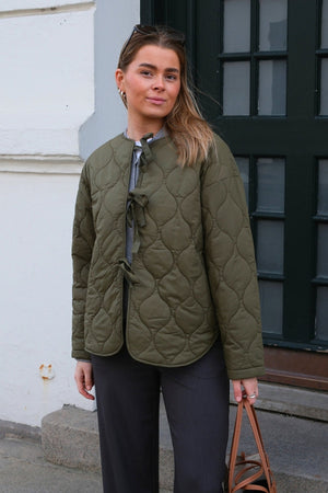 Veste matelassée Sabine LS - Green de fusil