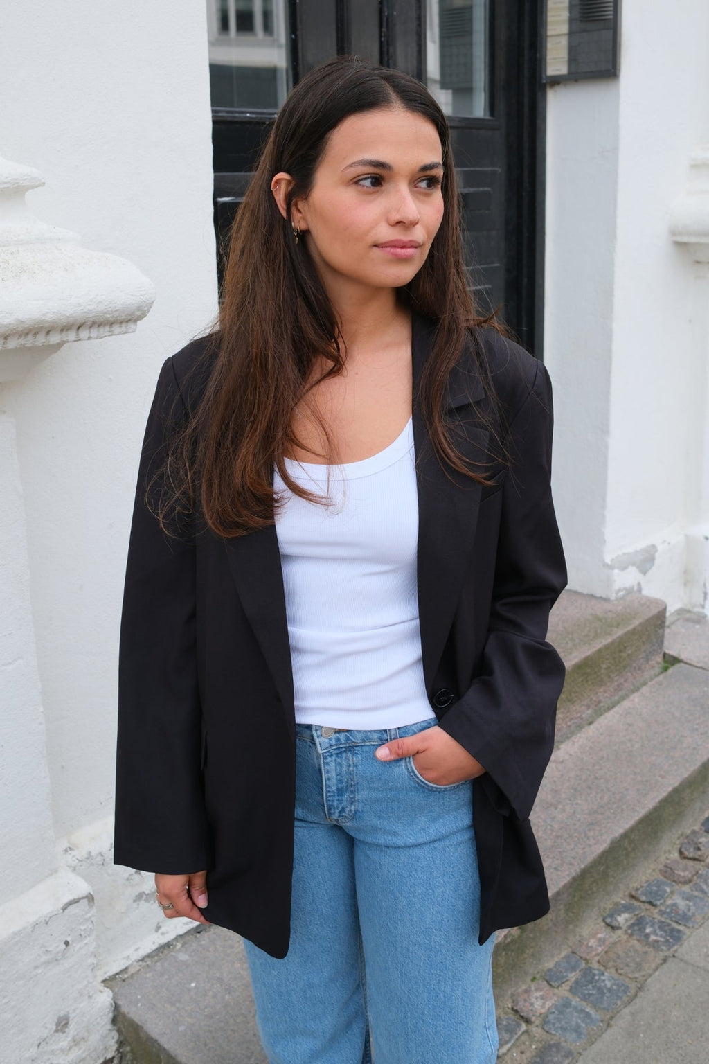 Blazer surdimensionné - noir