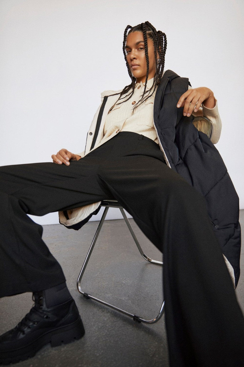 Lisa Wide Pant - Black