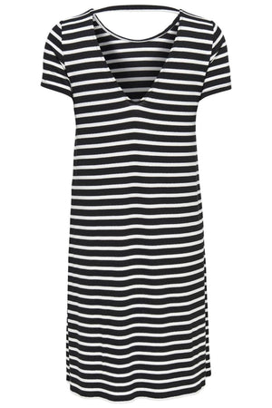 Robe lâche avec les détails du dos - Danseuse de nuage noir