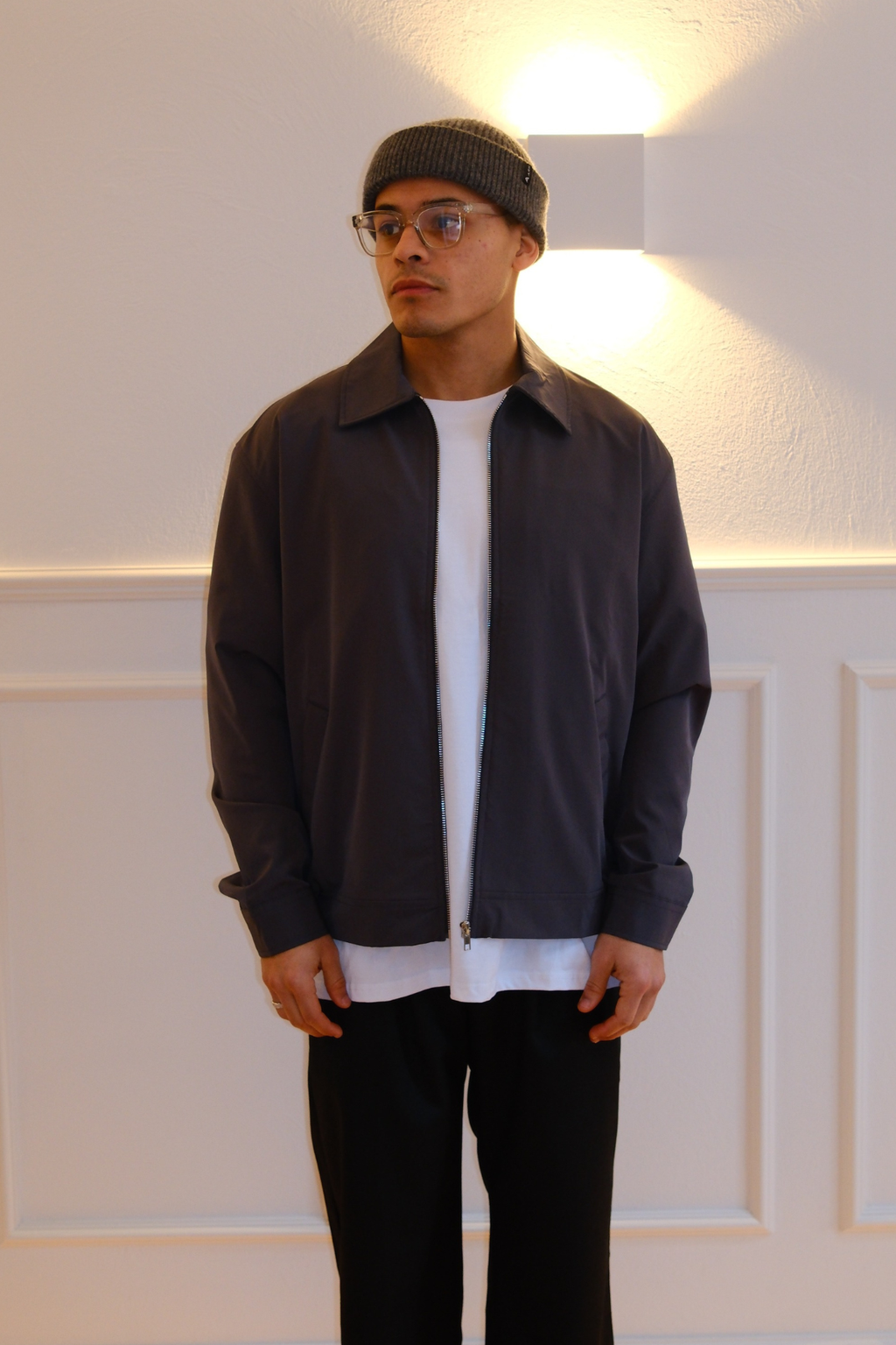 Veste zippée Milan - Indigo