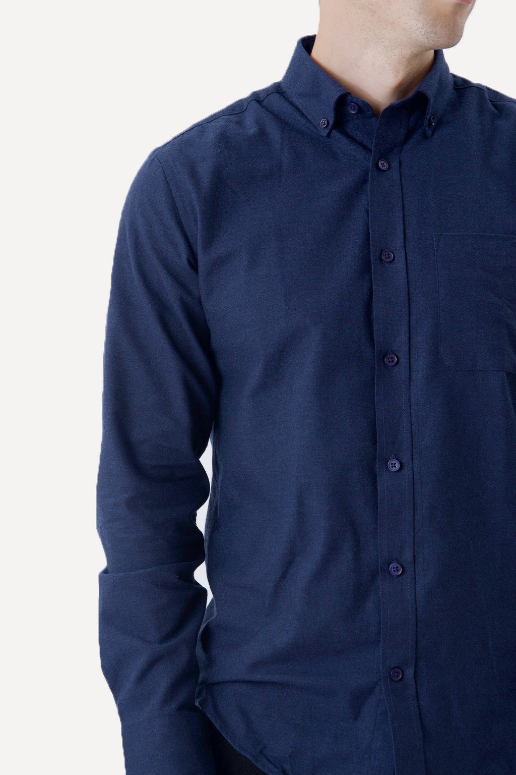 Chemise en flanelle - Marine