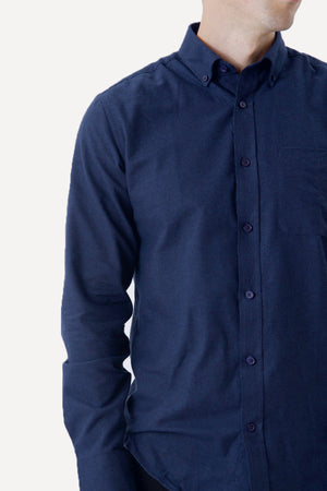 Chemise en flanelle - Marine