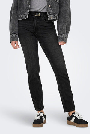 Jeans à taille Emily High - Denim noir