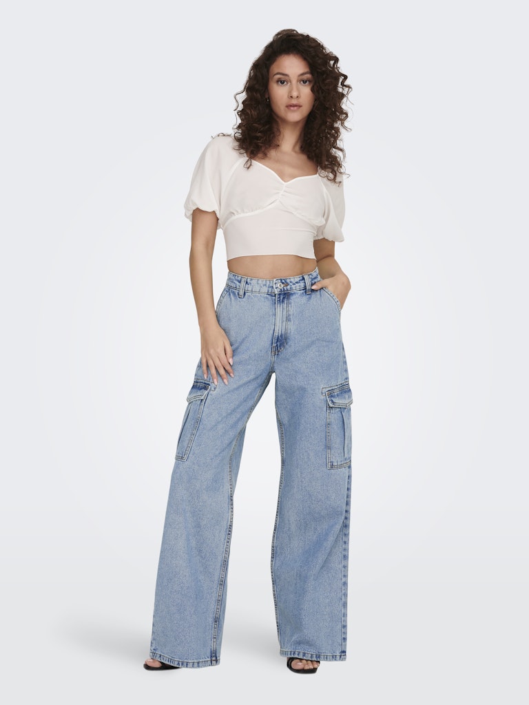 Hope High Waist Denim Jeans - Donim bleu foncé