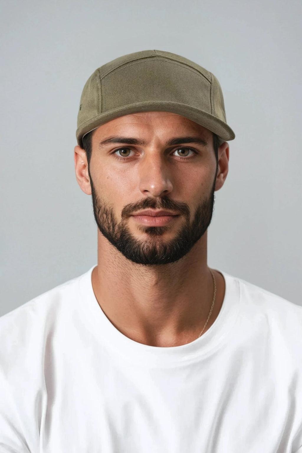 5 Panel Cap - Olive