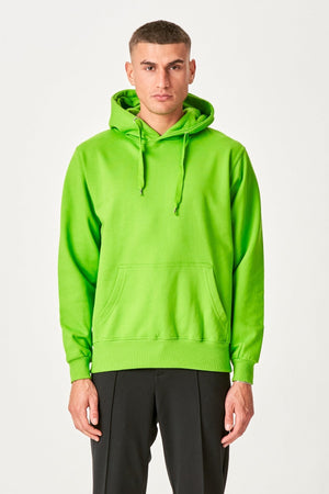 Sweat à capuche de base - vert citron