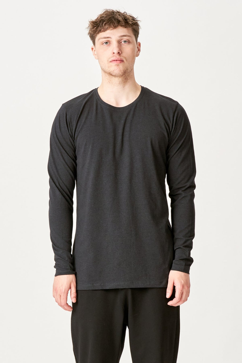 Long-sleeved Muscle T-shirt - Dark Gray