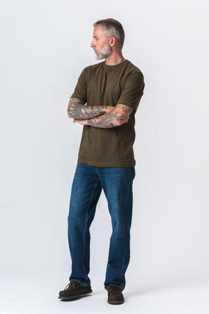 T-shirt surdimensionné - Olive