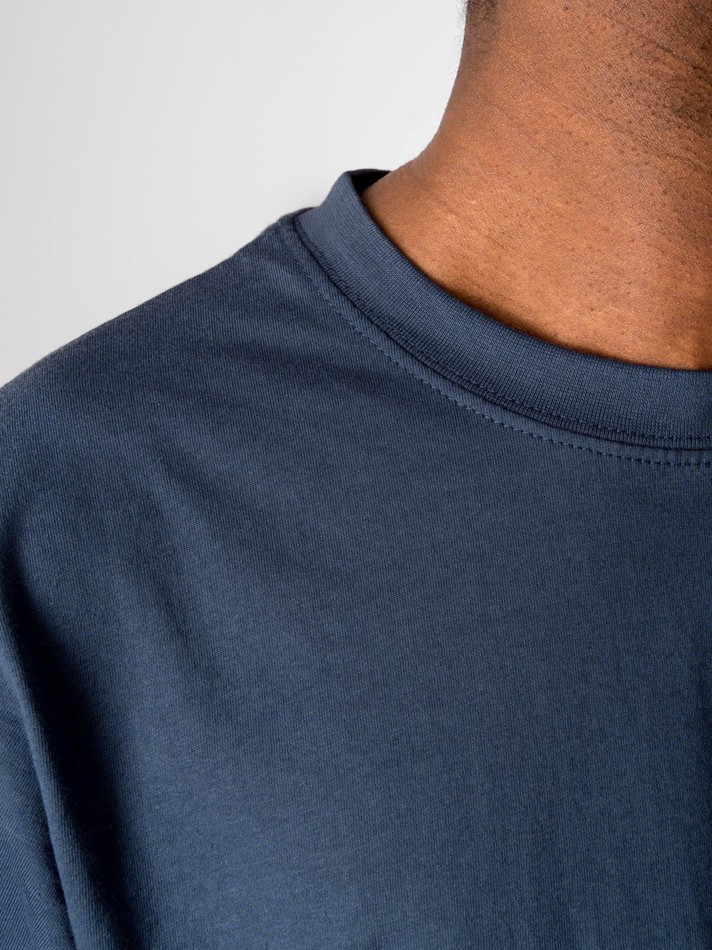 T-shirt surdimensionné - Bleu du port