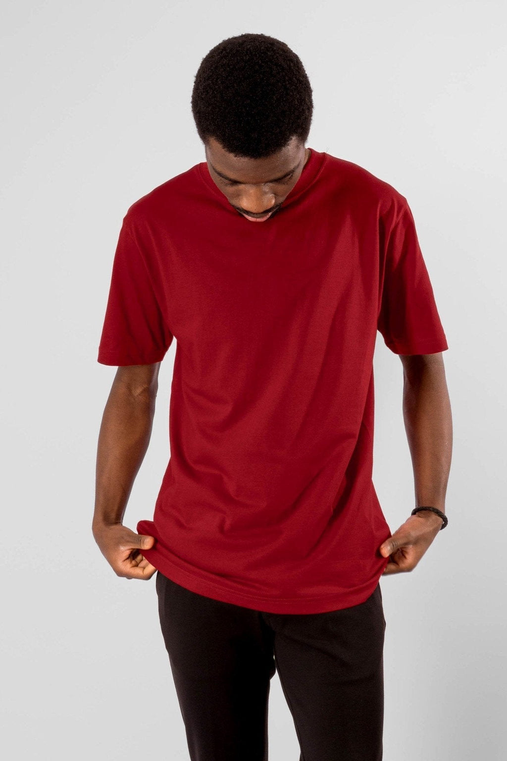 T-shirt surdimensionné - rouge