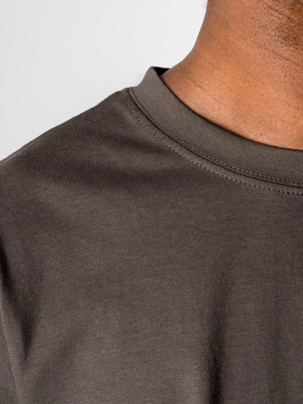 T-shirt surdimensionné - Gris en acier