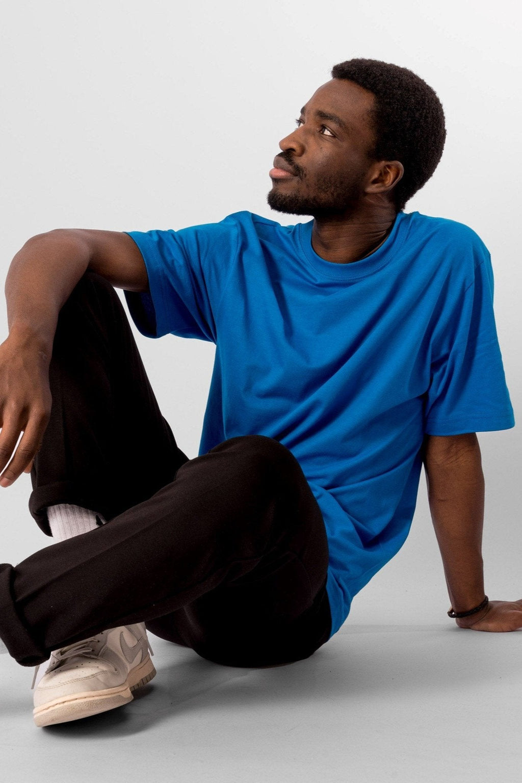 T-shirt surdimensionné - bleu turquoise