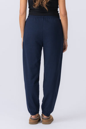 Pantalon de survêtement de base - Blue Navy (femmes)