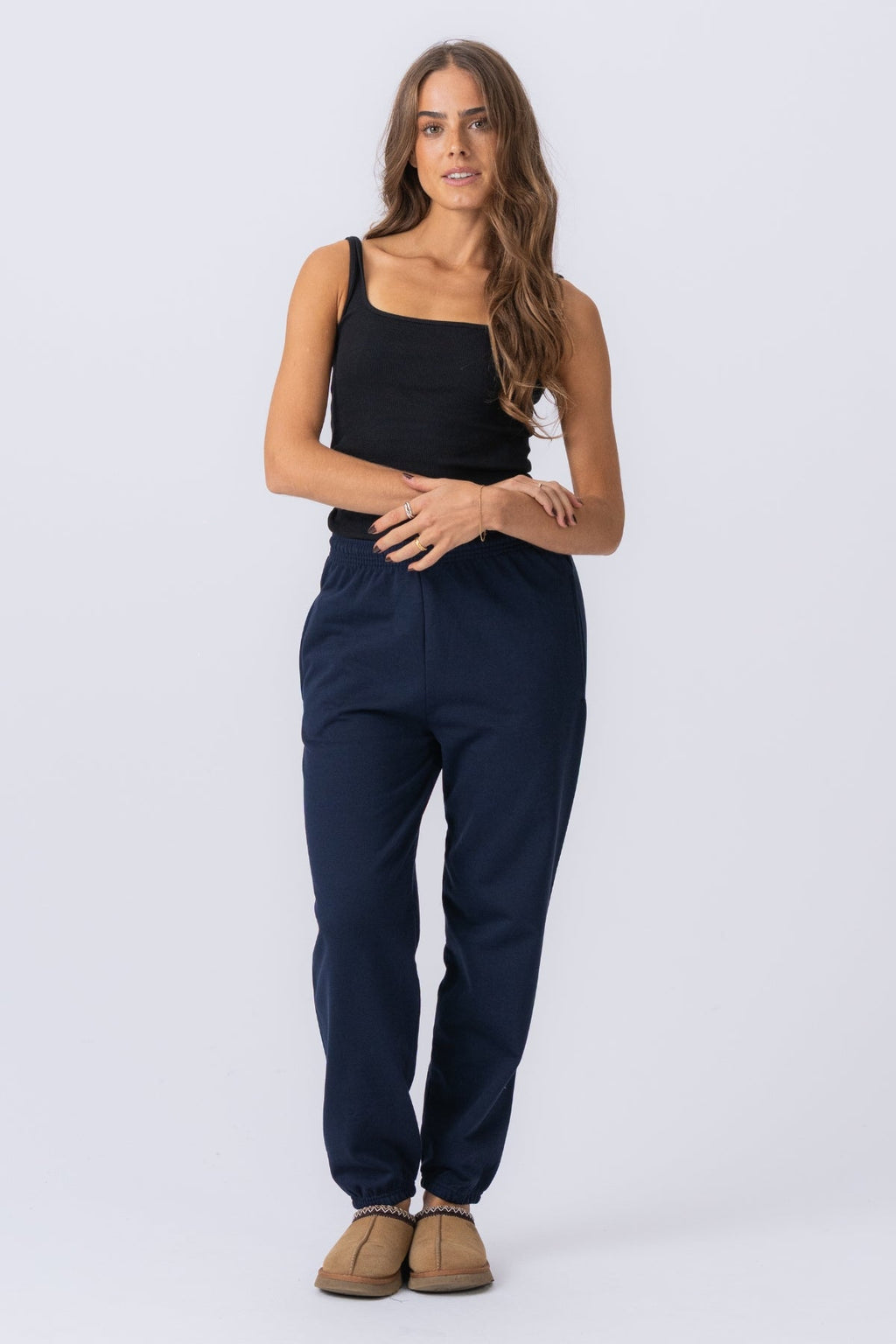 Pantalon de survêtement de base - Blue Navy (femmes)