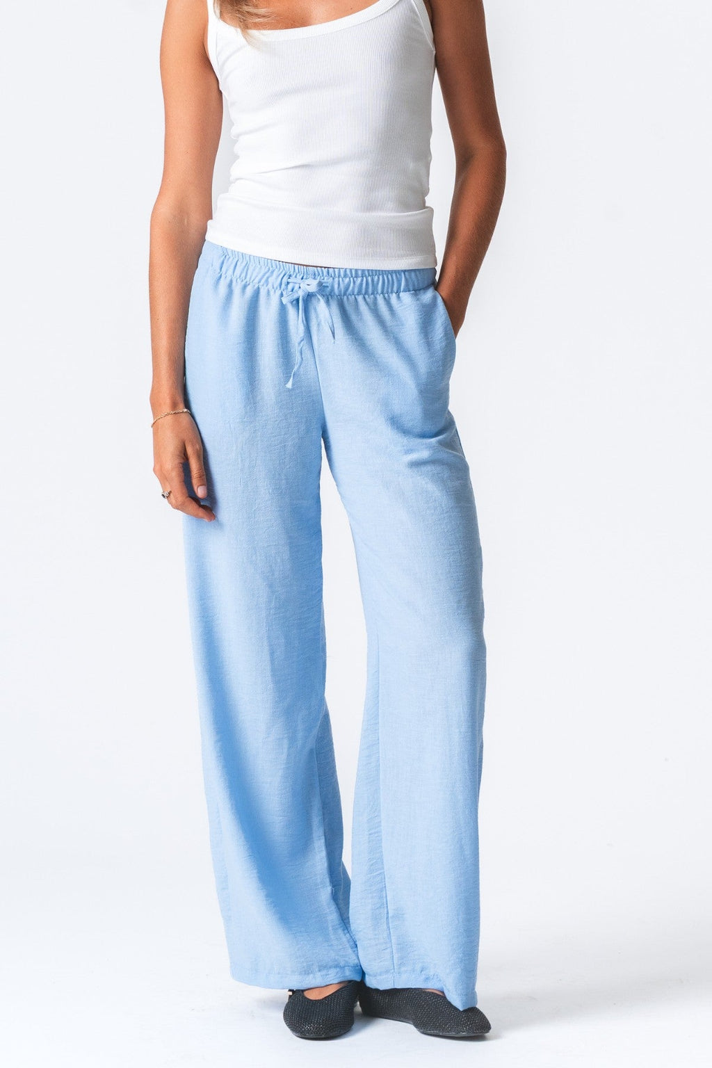 Lilly Pants + Chemise Lilly (bleu clair) - Faire de package