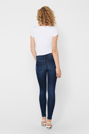 Jeans de performance - Blue Denim (Mid-Waist)