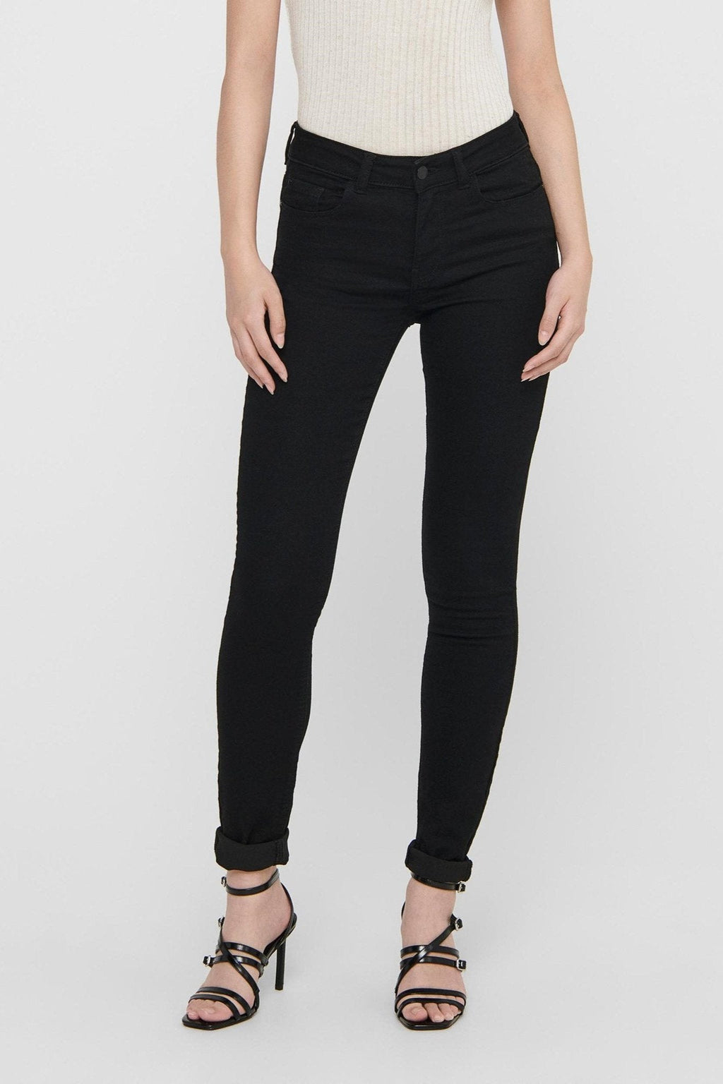 Jeans de performance - Black (Mid-Waist)
