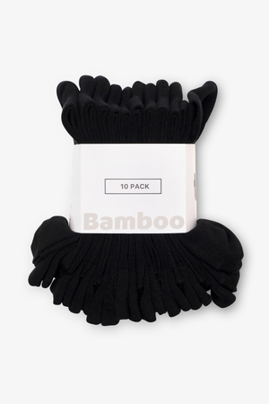 The Original Performance Bambou Socks 10-Pack - Black