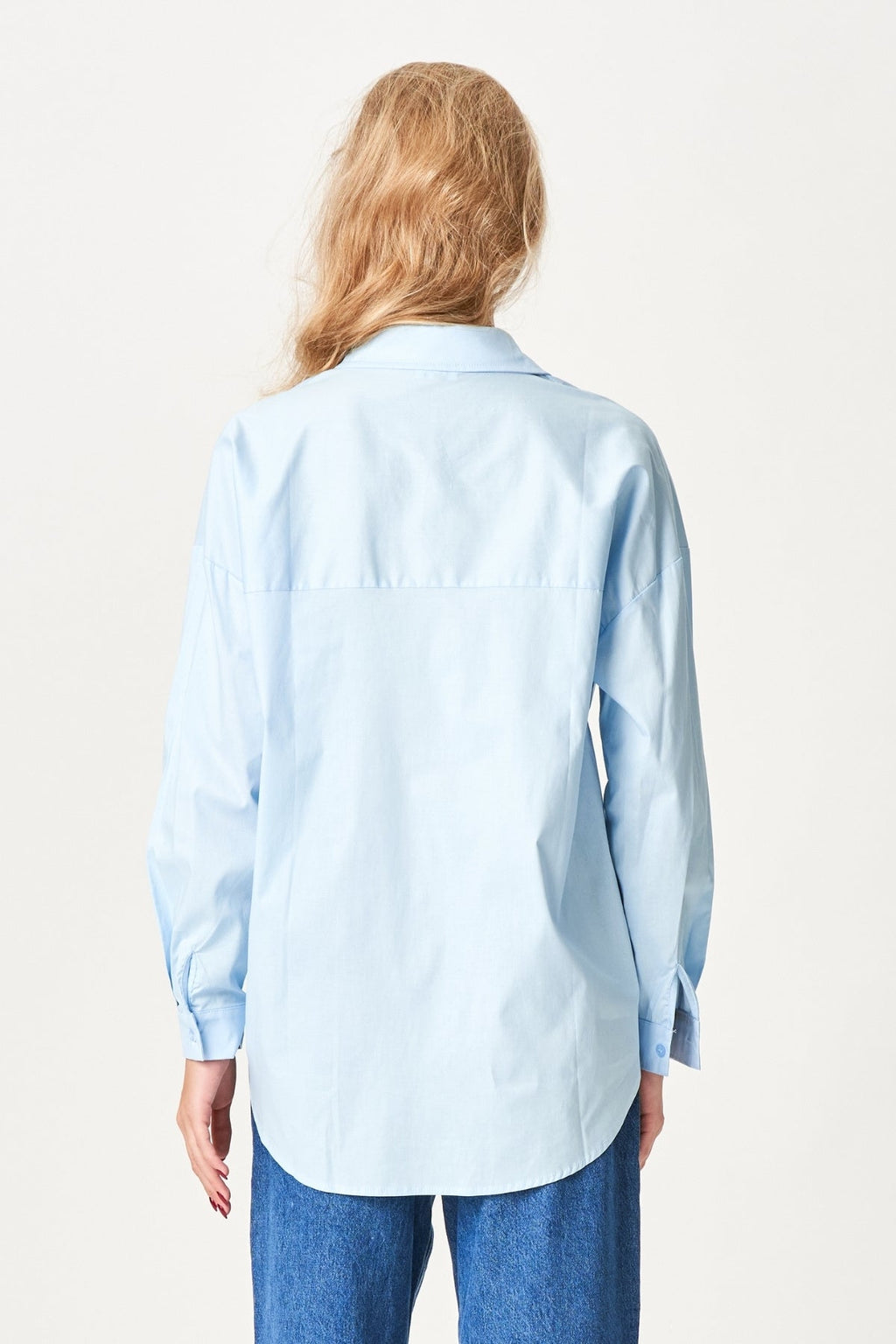Clara Oversized Chemise - bleu clair