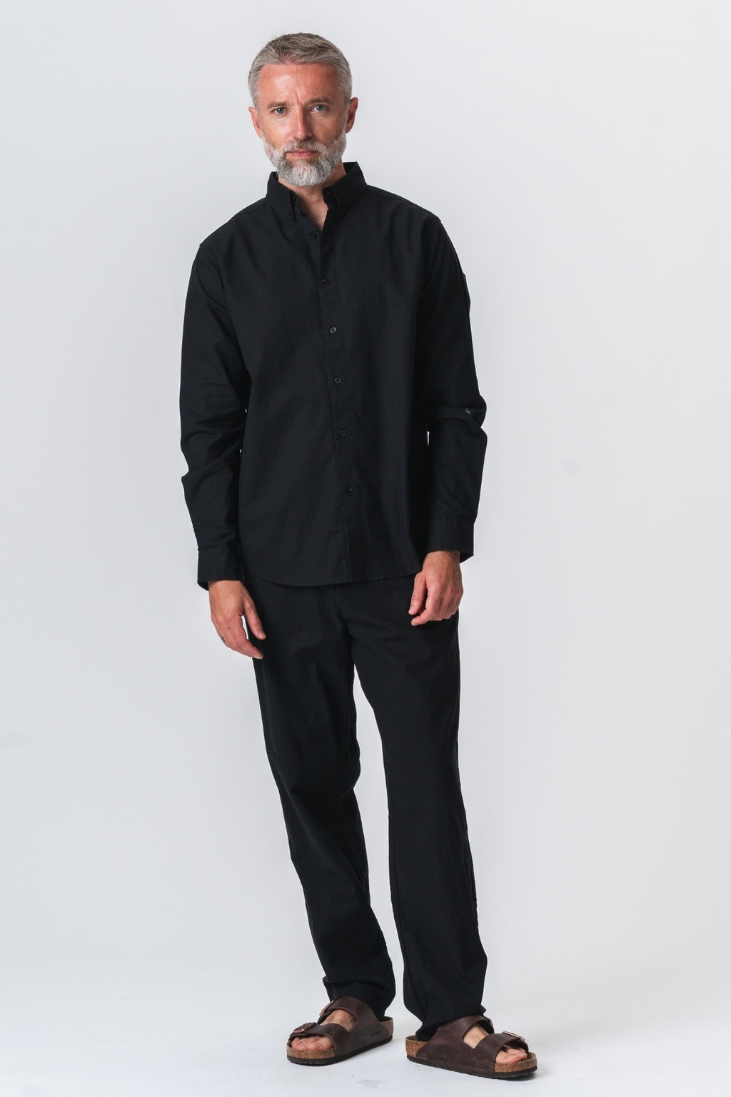 Ensemble de lin (noir) - Forme de package