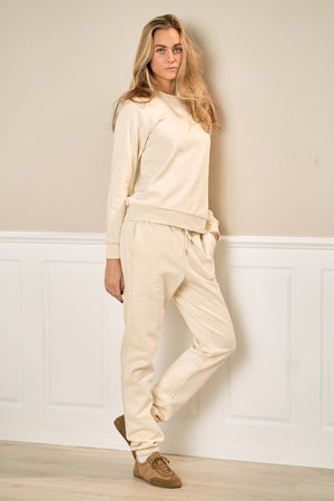 Pantalon de survêtement de base - beige légère