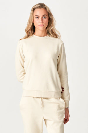 Basic SweetSuit avec sweat à capuche (beige léger) - Forme de package (femmes)