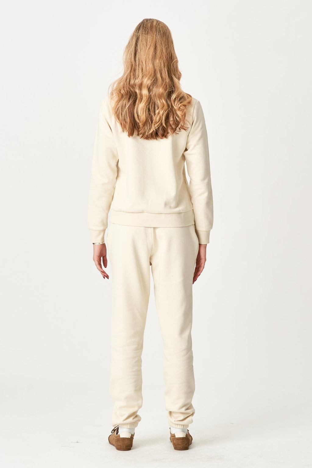 Basic SweetSuit avec sweat à capuche (beige léger) - Forme de package (femmes)