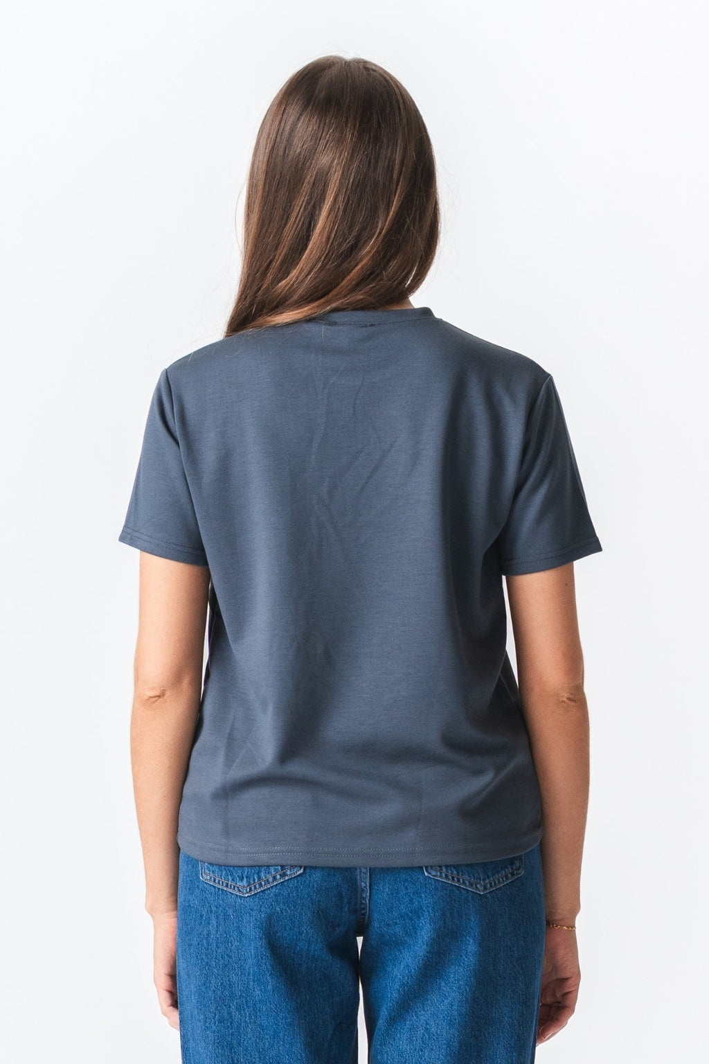 Leah T-shirt lâche - gris