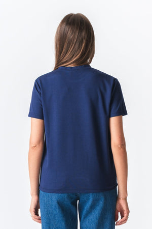 Leah Loose T-shirt - Dark Navy