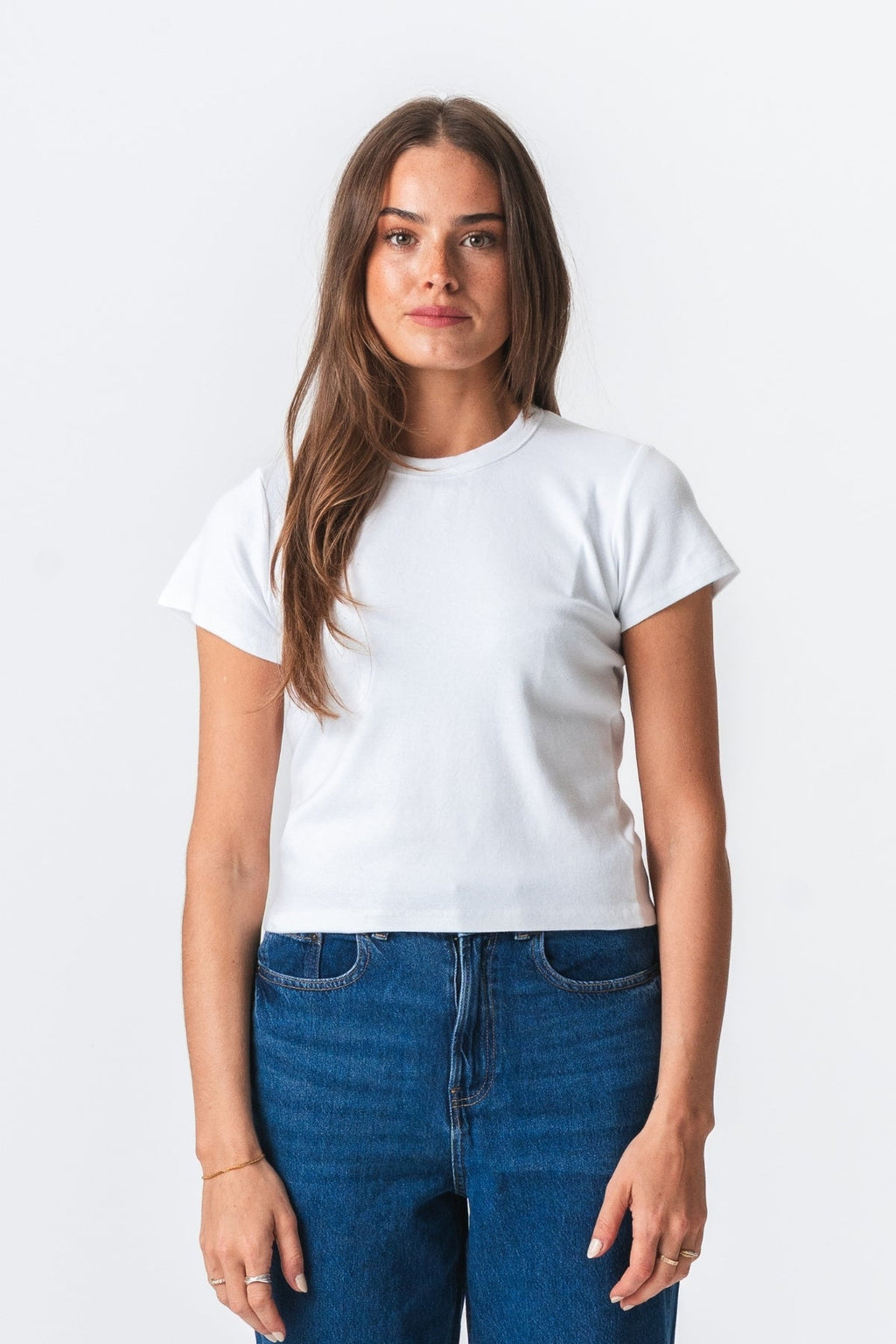 T-shirt court Emily - blanc