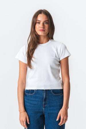T-shirt court Emily - blanc