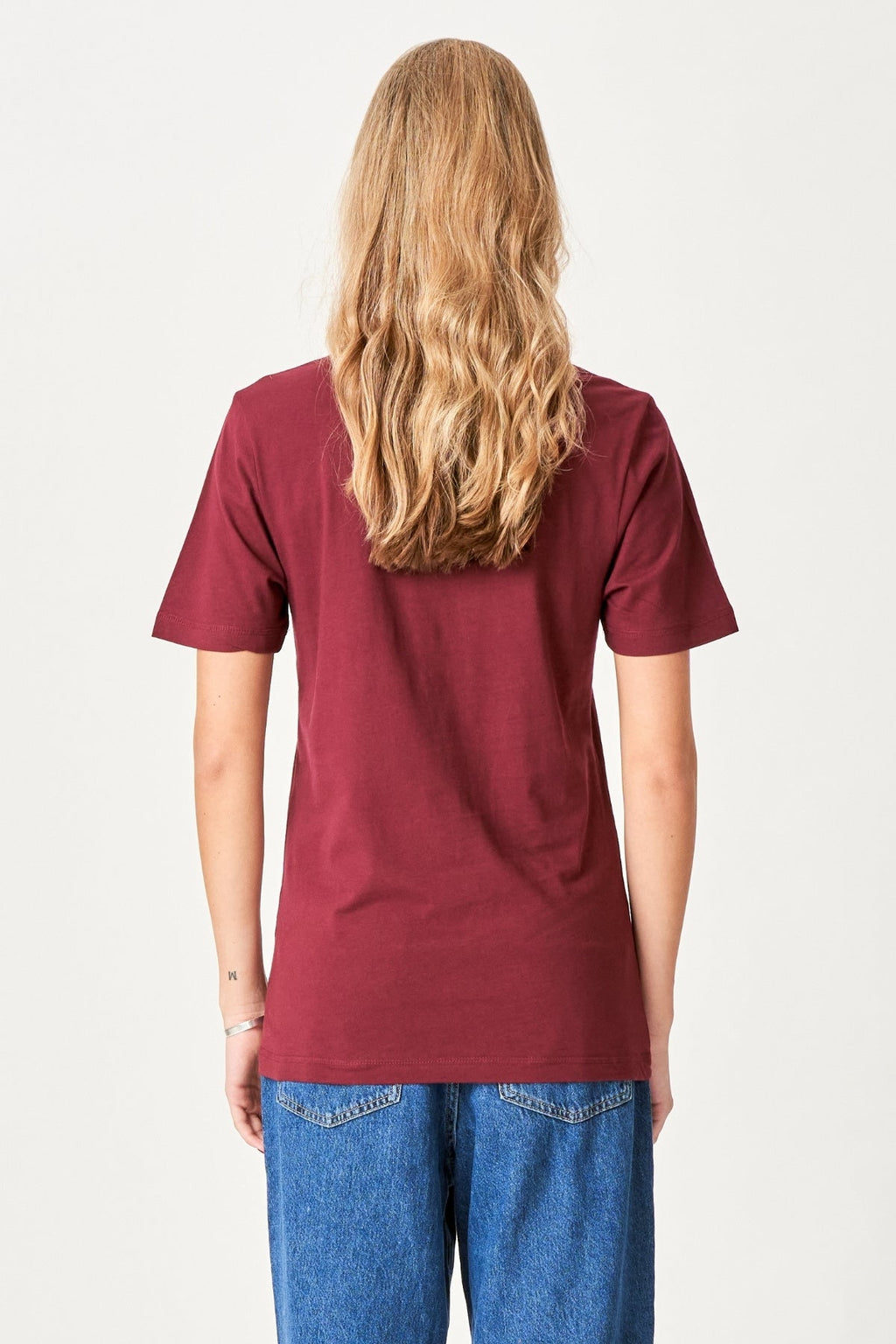 Boyfriend Tee - Bourgogne Red