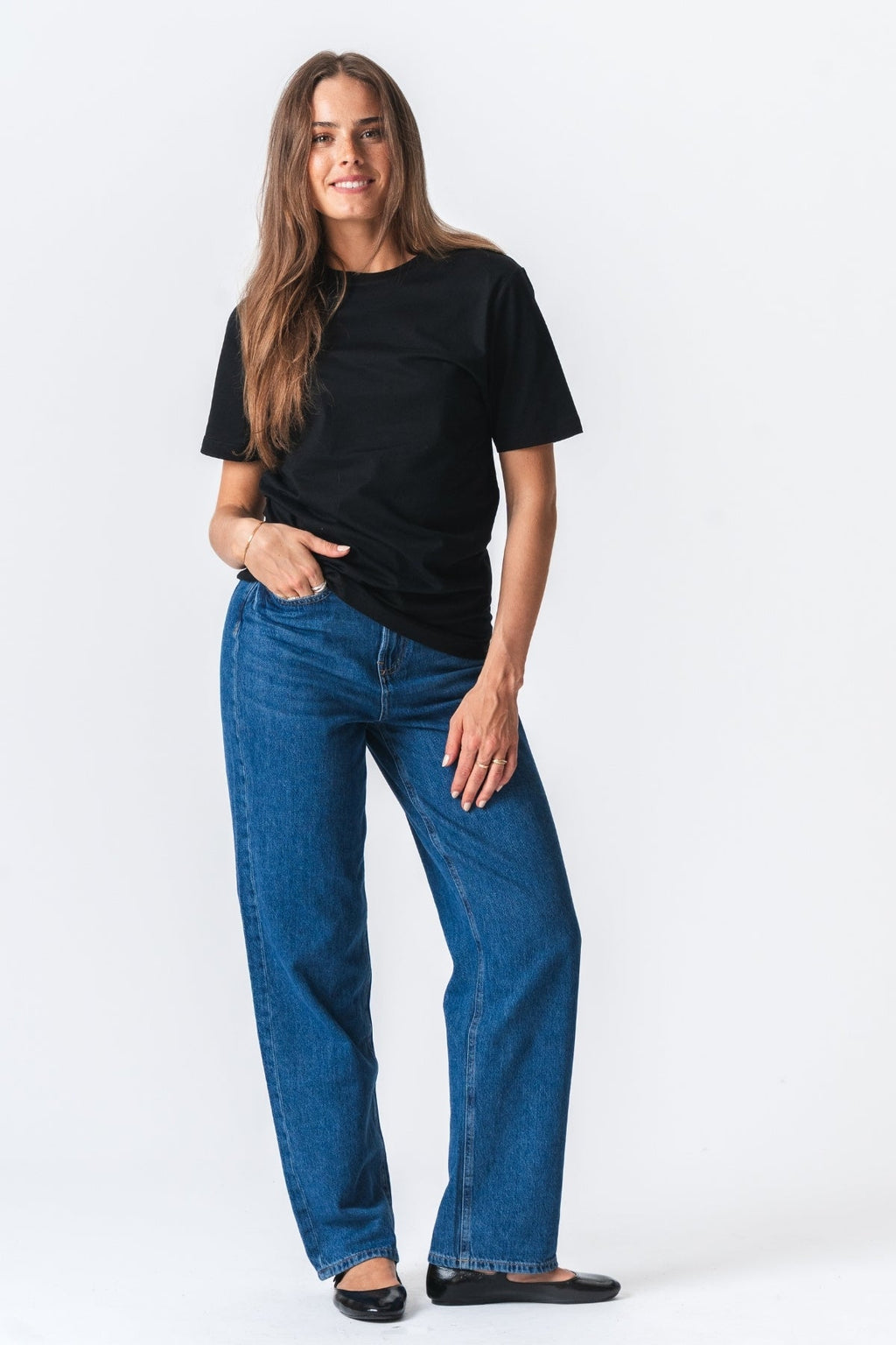 Boyfriend tee - noir