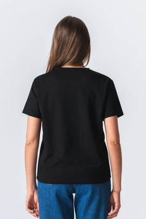T-shirt lâche lea - noir
