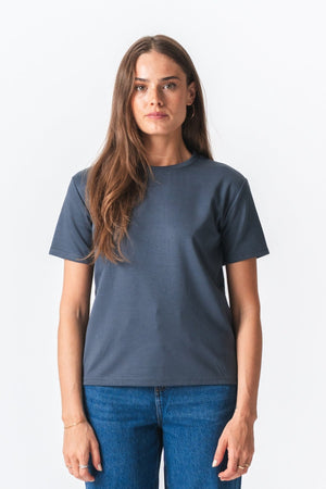 Leah T-shirt lâche - gris