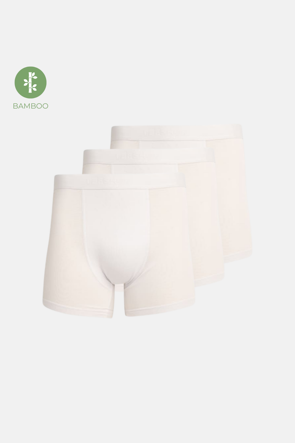 Performance Trunks Bamboo 3-pack - blanc