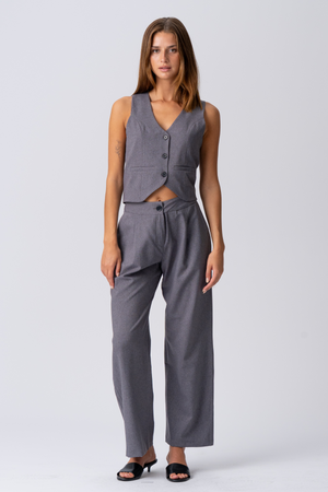 Natalie Pants - Gris foncé