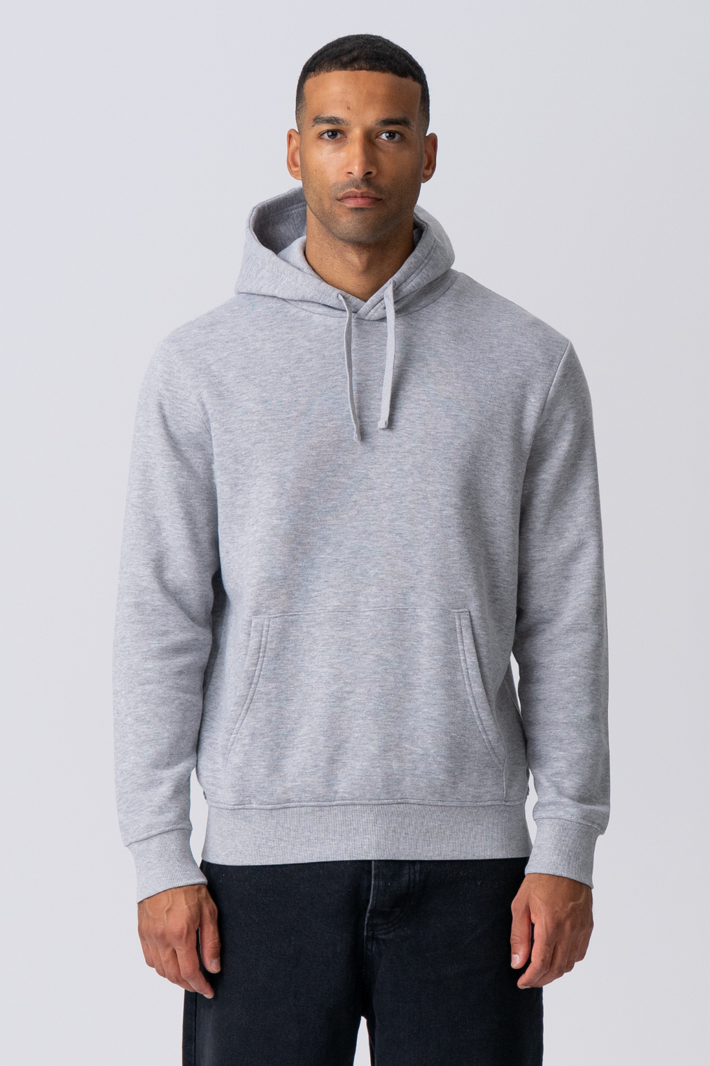 Sweat à capuche essentiel - Gris Mélange